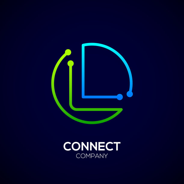 字母标识型圆点数字和科技标识。图片下载