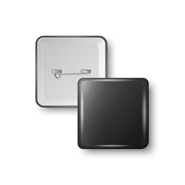 3d逼真的方形黑色金属塑料图片下载