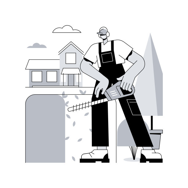 树篱修剪抽象概念图片下载