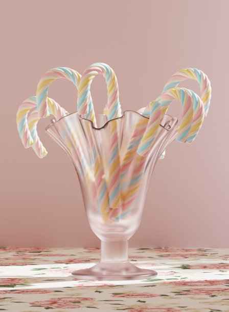 圣诞背景与拐杖糖图片下载