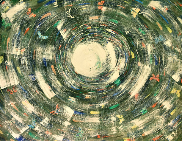 抽象与蝴蝶的漩涡图片下载