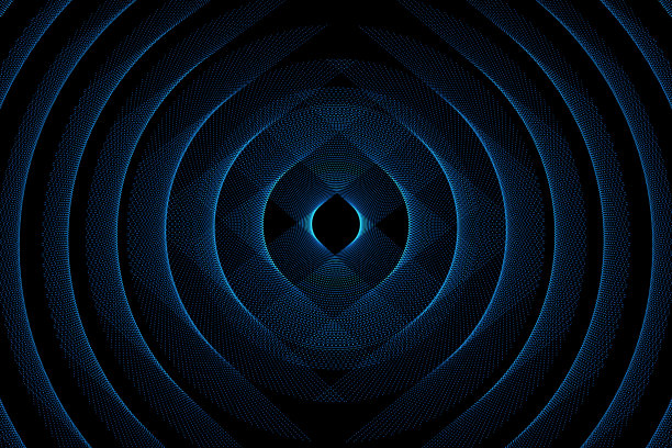 粒子技术循环的网络空间概念图片下载