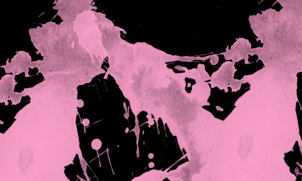 薰衣草墨水溅。难看的东西洒出来了。抽象的背景。图片下载