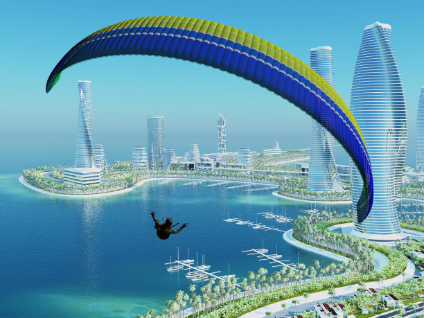 体育滑翔伞图片下载