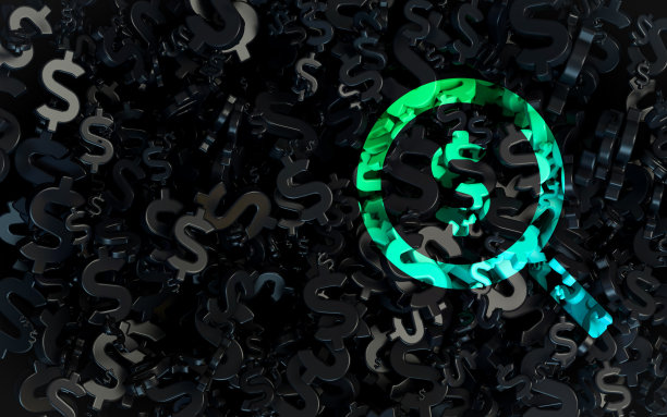 搜索美元符号黑暗抽象的图标背景为网络和社会图片下载