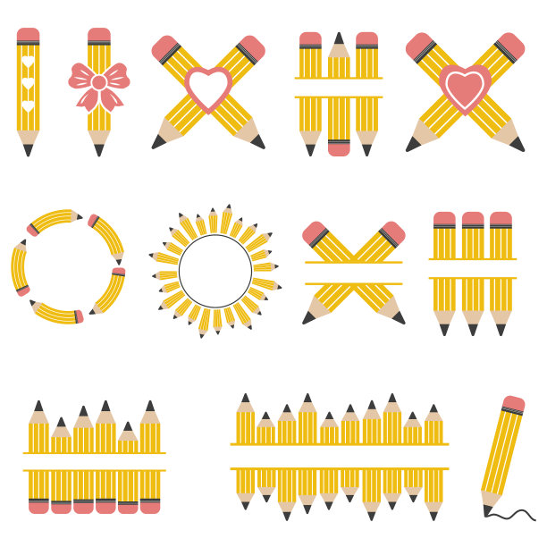 铅笔与文本框颜色隔离图片下载