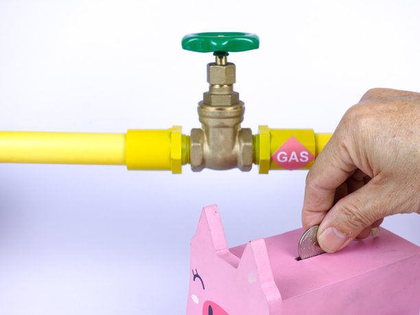 天然气节约概念。图片下载
