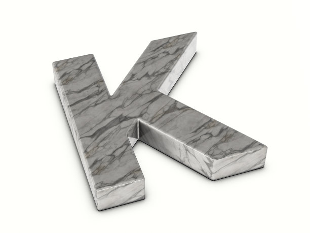 大理石字母K图片下载