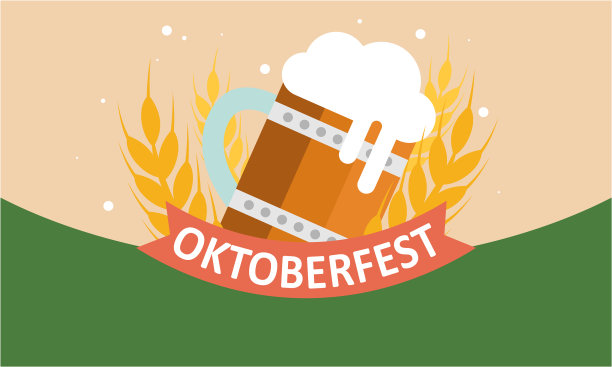 现实的啤酒节背景图片下载