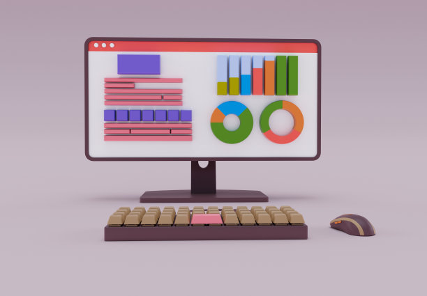 网络分析和seo营销社交媒体的概念。，最小的3d渲染插图在法国灰色背景。图片下载