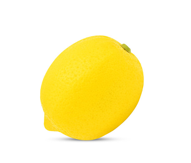 整个新鲜柠檬果实分离在白色图片下载