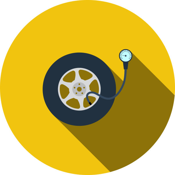 轮胎压力表图标图片下载