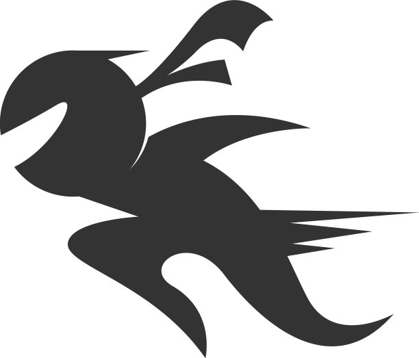 忍者标志图标设计图片下载