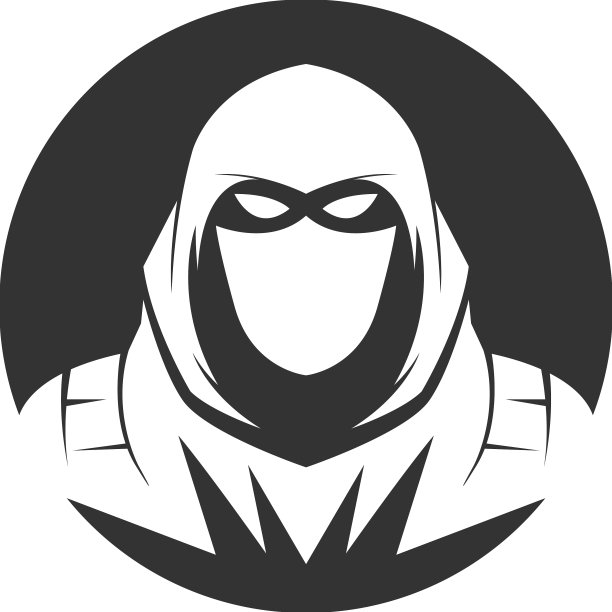 忍者标志图标设计图片下载