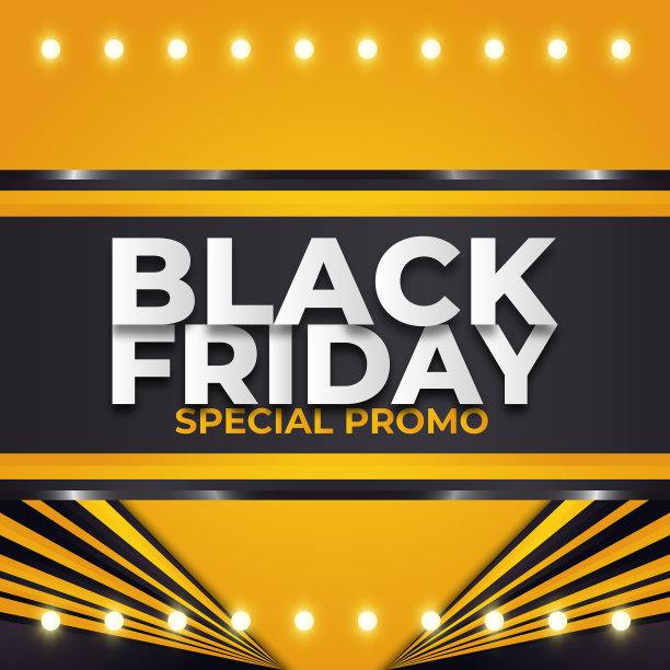 黑色星期五的促销横幅或海报图片下载