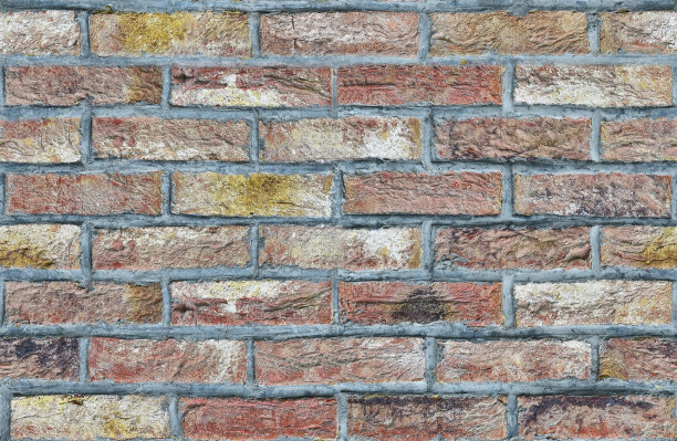 砖墙纹理无缝花纹图片下载