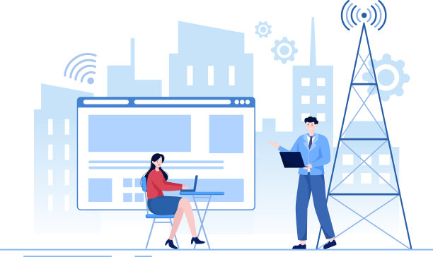 Isp或互联网服务提供商卡通与图片下载