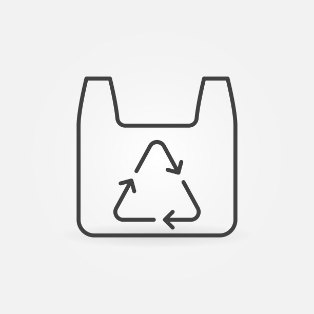 塑料袋回收再利用理念薄图片下载