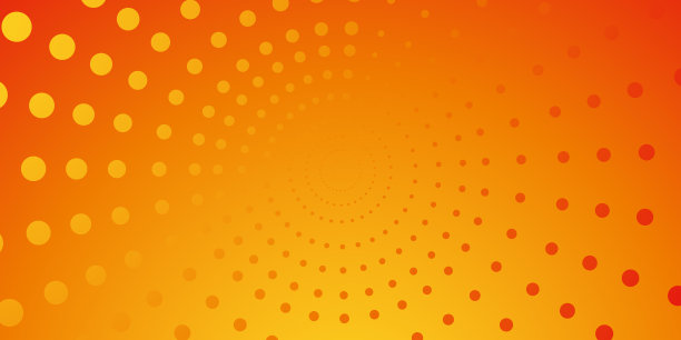 秋天明亮的抽象橙色背景与点图片下载