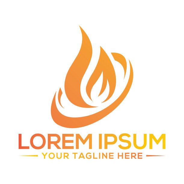 现代和创意的消防标志设计图片下载