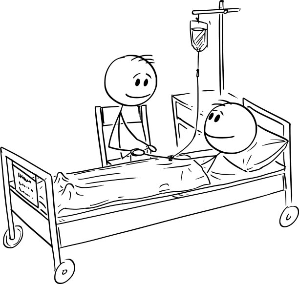 看望住院的朋友的人图片下载