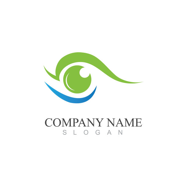 眼部护理标志设计图片下载