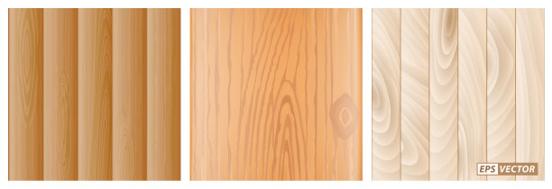 一套逼真的木地板或木拼花图片下载