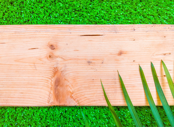 木纹淡黄色窄板亮绿色挂墙设计背景，复古模型模板空白复制空间空框横线木板元素图片下载