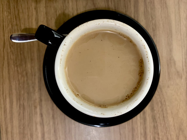 一杯加奶的咖啡图片下载