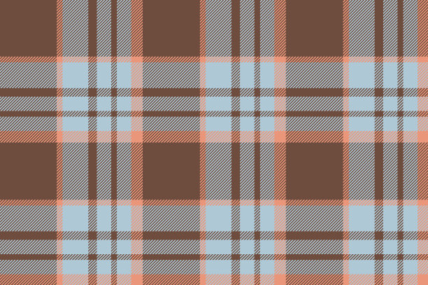 格纹背景检查无缝图案织物图片下载