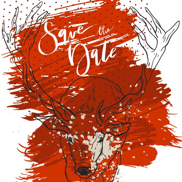 圣诞潮人贺卡模板。金光闪闪，黑白相间。圣诞和新年礼物标签。金鹿角，胡子，北极熊，手套，纹章。假日潮人的风格。图片下载