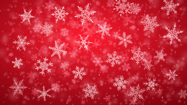 圣诞雪花背景图片下载