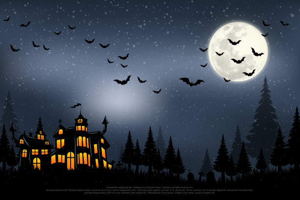 城堡鬼屋和鬼手墓图片下载