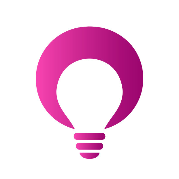 字母电气标志结合电灯泡。图片下载