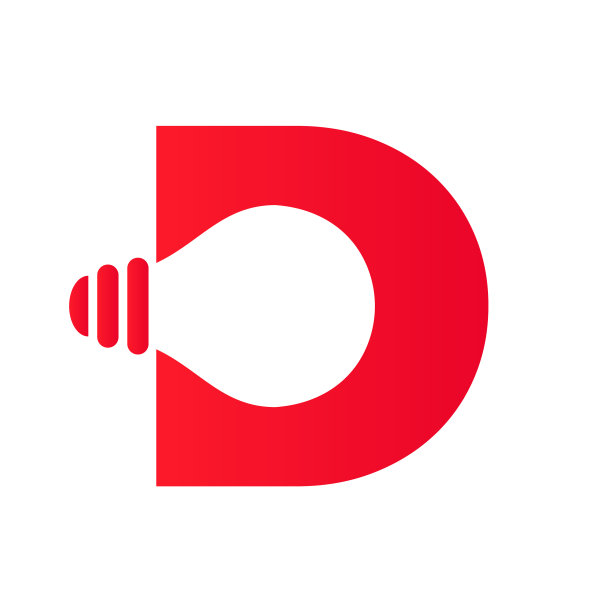 字母电气标志与电灯泡结合。图片下载