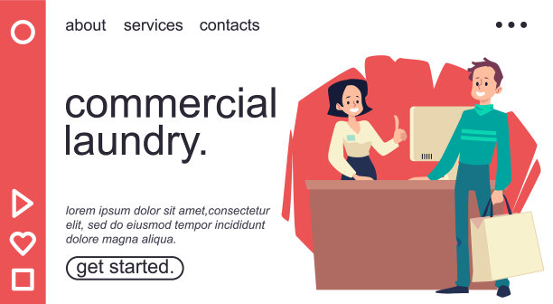 商业洗衣及公共洗衣网站图片下载
