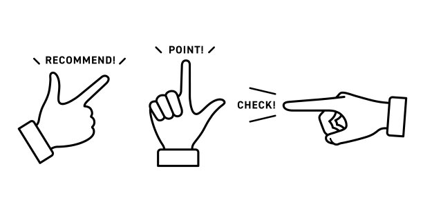 食指手势套装图片下载