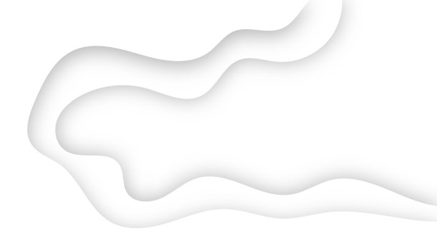 抽象的白色剪纸风格在白色背景与复制空间图片下载