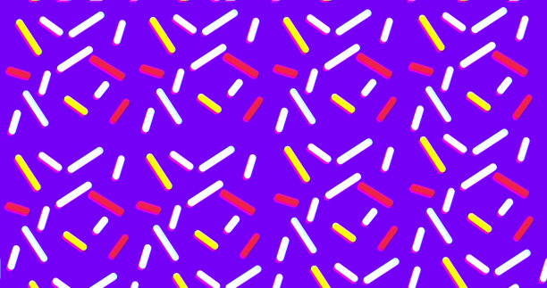 背景与甜甜圈釉。装饰明亮的碎花纹理图案设计图片下载