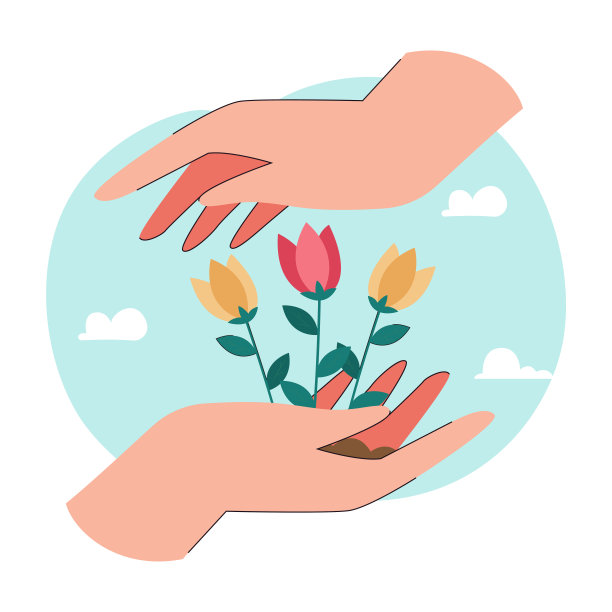 花长在人的手上图片下载