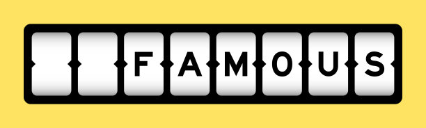 黑色在字著名的槽旗帜与黄色的背景图片下载