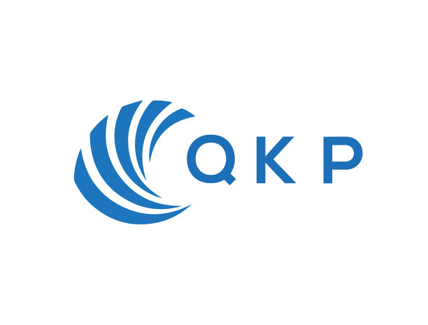 QKP字母标志设计在白色背景QKP图片下载