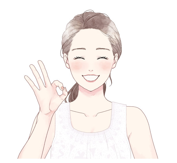 一个微笑着摆好姿势的女人。图片下载