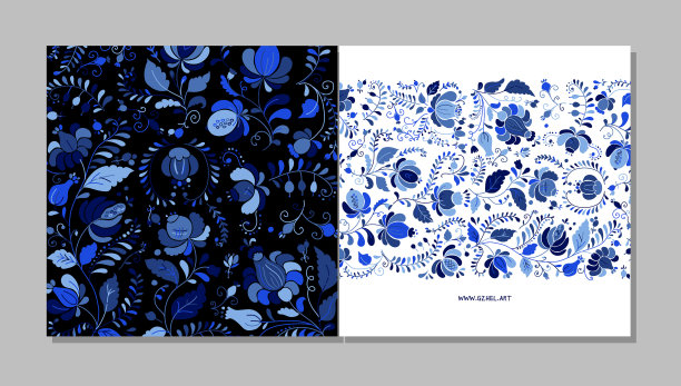 蓝色玻璃装饰概念艺术框架和图片下载