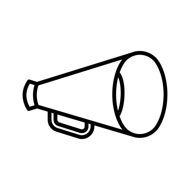复古喇叭扬声器图标图片下载