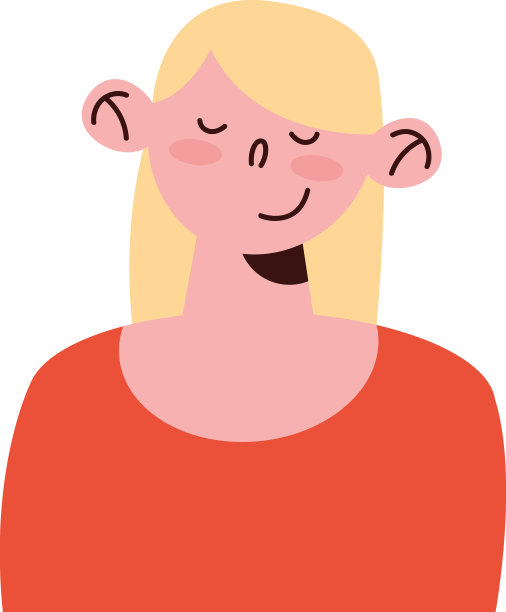 金发女人微笑的角色图片下载