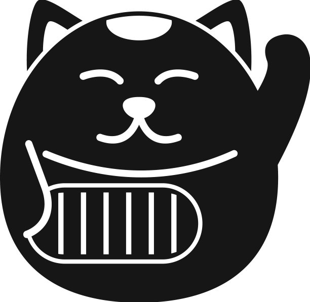 幸运猫图标简单的日本猫图片下载