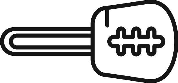 汽车门键图标轮廓汽车服务图片下载