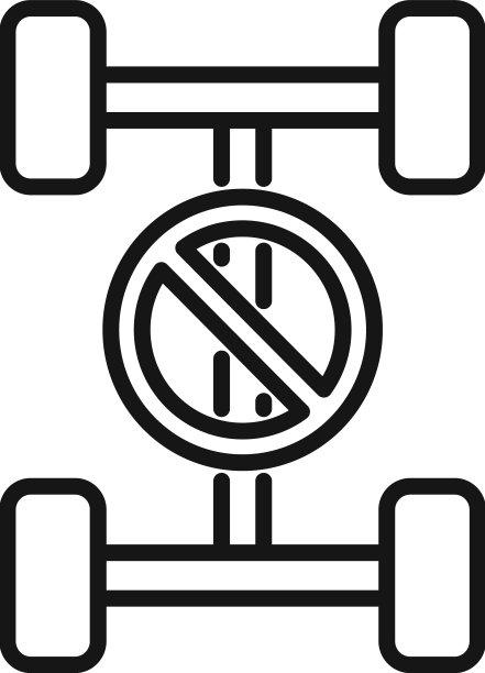 汽车悬挂服务图标轮廓汽车图片下载