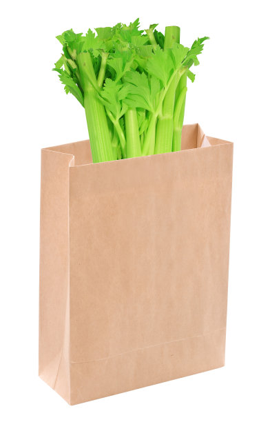 整芹菜装在袋子里图片下载